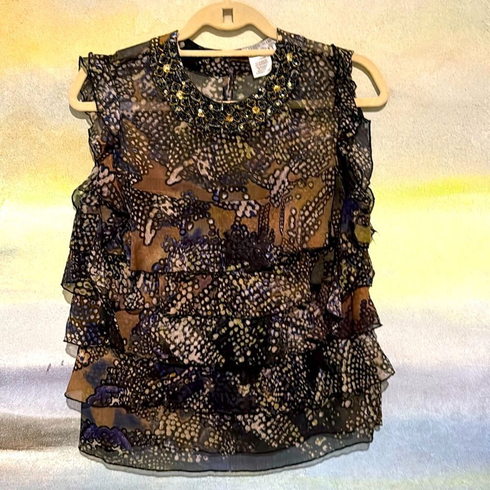 ALBERTO MAKALI Blouse Size 8
